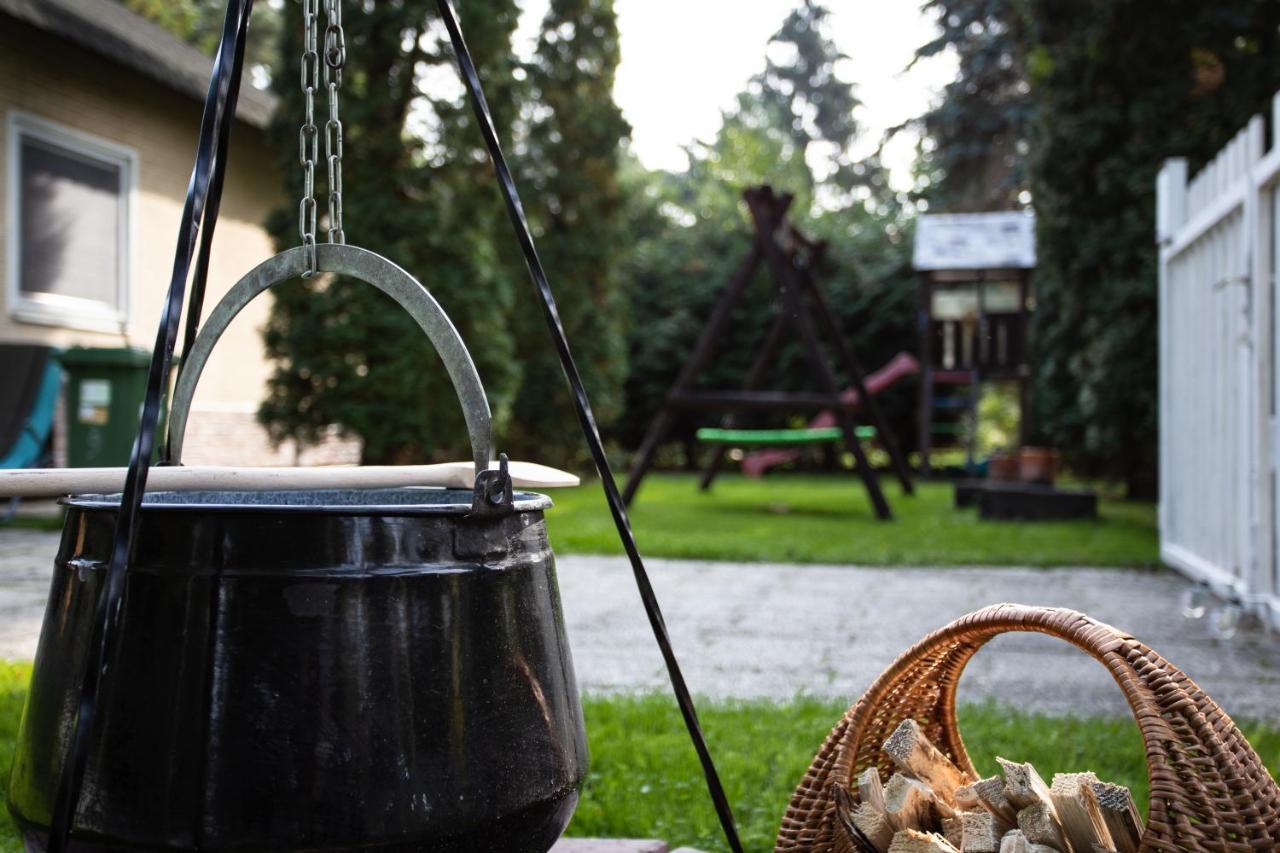 Szamóca Vendégház Horány télen nyáron Szigetmonostor Esterno foto